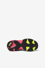 Kids Big Kids (3.5-7) | FILA Big Kids' Ray Tracer Apex 044 BLACK / SAFETY YELLOW / DEEP PINK