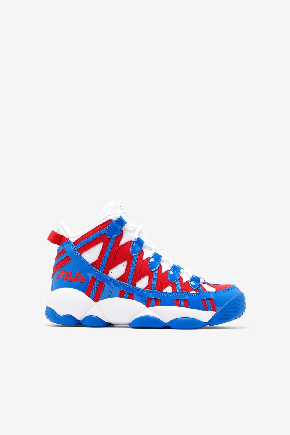 Kids Big Kids (3.5-7) | FILA Big Kids' Stackhouse Spaghetti 125 WHITE / FILA RED / PRINCE BLUE