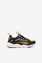 Kids Big Kids (3.5-7) | FILA Big Kids' Surefire 033 BLACK / LEMON / RED ORANGE