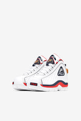 Kids Little Kids (10.5-3) | FILA Little Kids' Grant Hill 2 Game Break 125 WHITE / DRESS BLUES / FILA RED