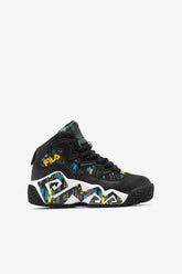 Kids Little Kids (10.5-3) | FILA Little Kids' MB 014 BLACK / JUNE BUG / SAFFRON