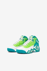 Kids Little Kids (10.5-3) | FILA Little Kids' MB 142 WHITE / CERAMIC / GREEN GECKO