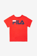 Kids Tops | FILA Kids' Logo Tee 600 RED