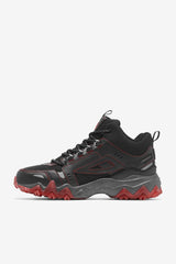 Men Boots | FILA Men's Oakmont Tr Mid 023 BLACK / BLACK / FILA RED