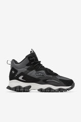 Men Boots | FILA Men's Ray Tracer Tr 2 Mid 060 DARK SHADOW / BLACK / SILVER GRAY
