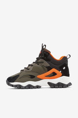 Men Boots | FILA Men's Ray Tracer TR 2 Mid 302 TARMAC / BLACK / SHOCKING ORANGE