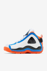 Men Grant Hill | FILA Men's Grant Hill 2 132 WHITE / ELECTRIC BLUE / RED ORANGE
