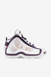 Men Grant Hill | FILA Men's Grant Hill 2 History 133 WHITE / PURPLE PENNANT / VIBRANT ORANGE