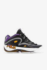 Men Grant Hill | FILA Men's Grant Hill 3 043 BLACK / GOLD FUSION / ELECTRIC PURPLE