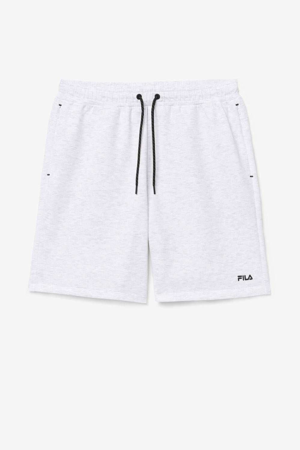 Men Pants & Shorts | FILA Balban Short 078 BLEACHED MARL / BLACK