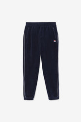Men Pants & Shorts | FILA Lewis Velour Pant 410 NAVY / WHITE