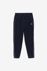 Men Pants & Shorts | FILA Lewis Velour Pant 410 NAVY / WHITE