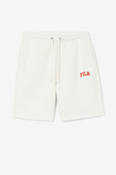 Men Pants & Shorts | FILA Logan Short 132 GARDENIA / FIERY RED