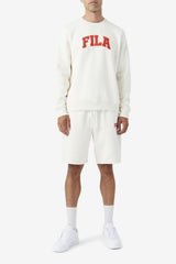 Men Pants & Shorts | FILA Logan Short 132 GARDENIA / FIERY RED