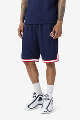 Men Pants & Shorts | FILA Ovi Basketball Short 410 FILA NAVY / FILA RED / WHITE