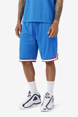 Men Pants & Shorts | FILA Ovi Basketball Short 466 PRINCE BLUE / WHITE / FILA RED / GOLD FUSION