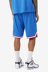 Men Pants & Shorts | FILA Ovi Basketball Short 466 PRINCE BLUE / WHITE / FILA RED / GOLD FUSION