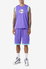 Men Pants & Shorts | FILA Ovi Basketball Short 588 ELECTRIC PURPLE / CERAMIC / WHITE / DARK SHADOW