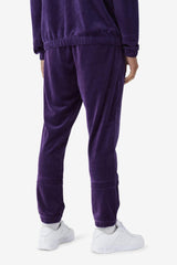 Men Pants & Shorts | FILA Ravid Velour Pant 581 BLACKBERRY CORDIAL