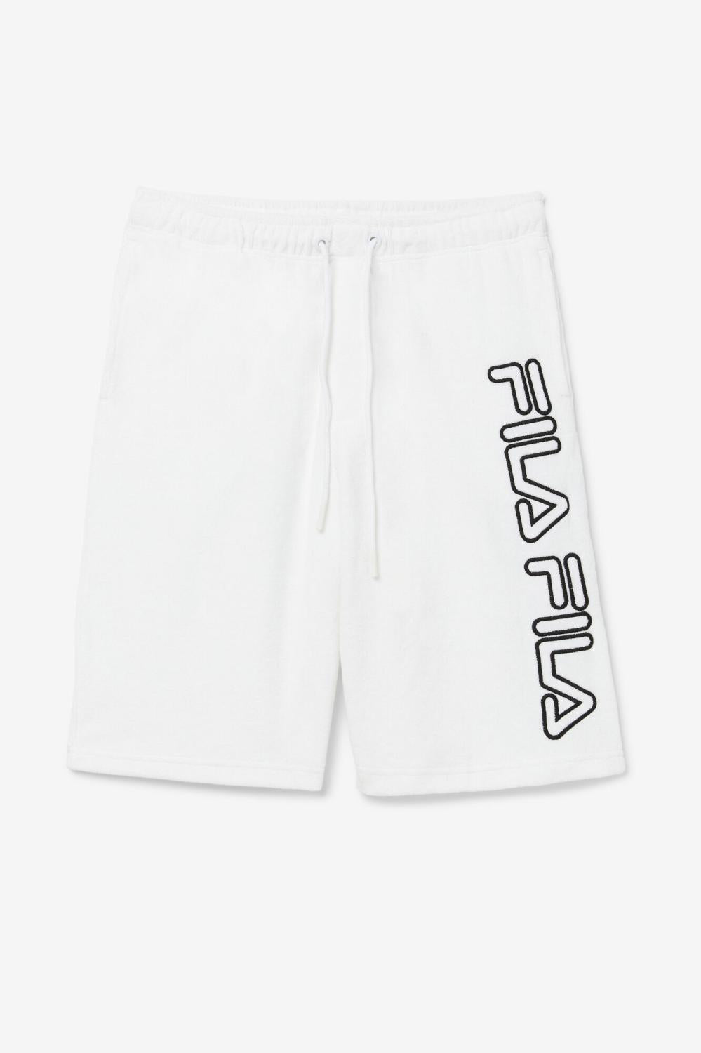 Men Pants & Shorts | FILA Theo Short 100 WHITE