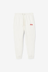 Men Pants & Shorts | FILA Trent Jogger 132 GARDENIA / FIERY RED