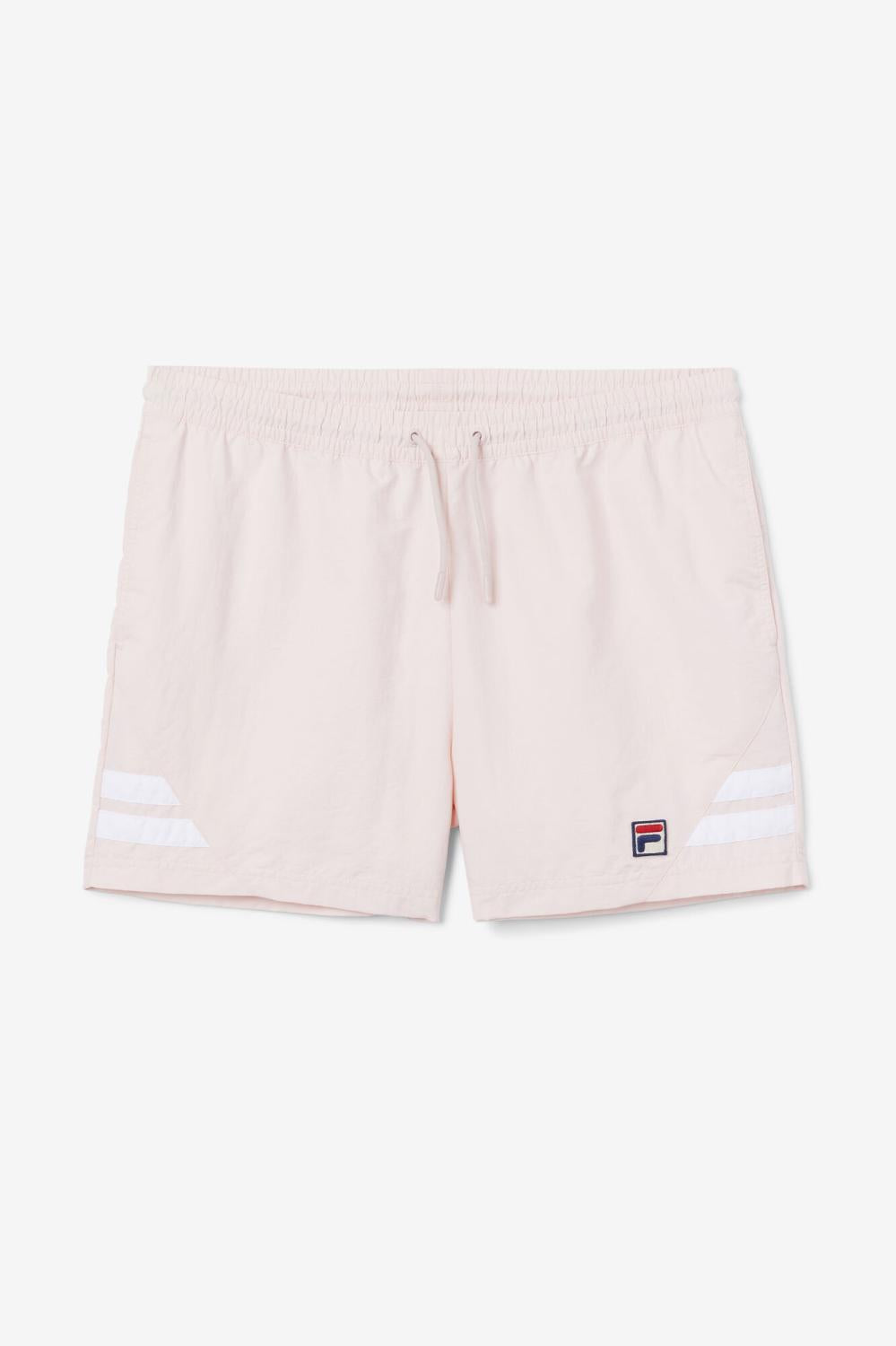 Men Pants & Shorts | FILA Vantage Swim Short 500 PINK DOGWOOD / WHITE