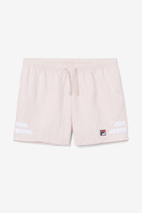 Men Pants & Shorts | FILA Vantage Swim Short 500 PINK DOGWOOD / WHITE