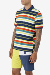 Men Polo & Rugby Shirts | FILA Fazla Polo 848 CHERRY TOMATO / BLAZING YELLOW