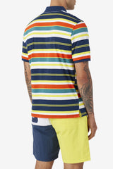 Men Polo & Rugby Shirts | FILA Fazla Polo 848 CHERRY TOMATO / BLAZING YELLOW