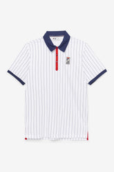 Men Polo & Rugby Shirts | FILA FILA X The Museum BB1 Polo 100 WHITE / PEACOAT / RED