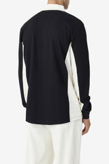 Men Polo & Rugby Shirts | FILA Filmore Rugby 001 BLACK / EGRET