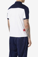 Men Polo & Rugby Shirts | FILA Mivvi Polo 100 WHITE / NAVY / RED