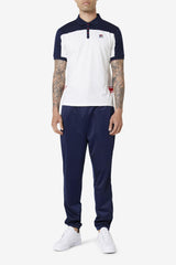 Men Polo & Rugby Shirts | FILA Mivvi Polo 100 WHITE / NAVY / RED
