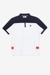 Men Polo & Rugby Shirts | FILA Mivvi Polo 100 WHITE / NAVY / RED