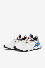 Men Ray Tracer | FILA Men's Ray Tacer Evo 2 117 WHITE / BLACK / ELECTRIC BLUE