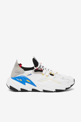 Men Ray Tracer | FILA Men's Ray Tacer Evo 2 117 WHITE / BLACK / ELECTRIC BLUE
