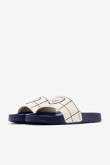 Men Sandals & Slides | FILA Men's Drifter CC 150 GARDENIA / FILA NAVY / GARDENIA