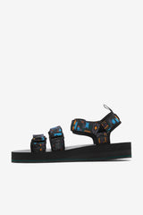 Men Sandals & Slides | FILA Men's Drifter DNS 041 BLACK / JUNE BUG / SAFFRON