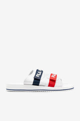Men Sandals & Slides | FILA Men's Utility Silde 125 WHITE / NAVY / RED