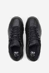 Men Slip Resistant Shoes | FILA Men's Memory Niteshift Slip Resistant Shoe 001 BLACK / BLACK / BLACK