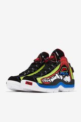 Men Sneakers | FILA Men's Grant Hill 2 Racing 048 BLACK / LIME PUNCH / PRINCE BLUE