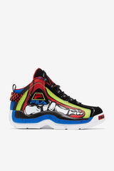 Men Sneakers | FILA Men's Grant Hill 2 Racing 048 BLACK / LIME PUNCH / PRINCE BLUE