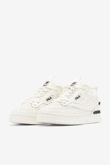 Men Sneakers | FILA Men's T-1 Mid Saga 100 GARDENIA / GARDENIA / GARDENIA
