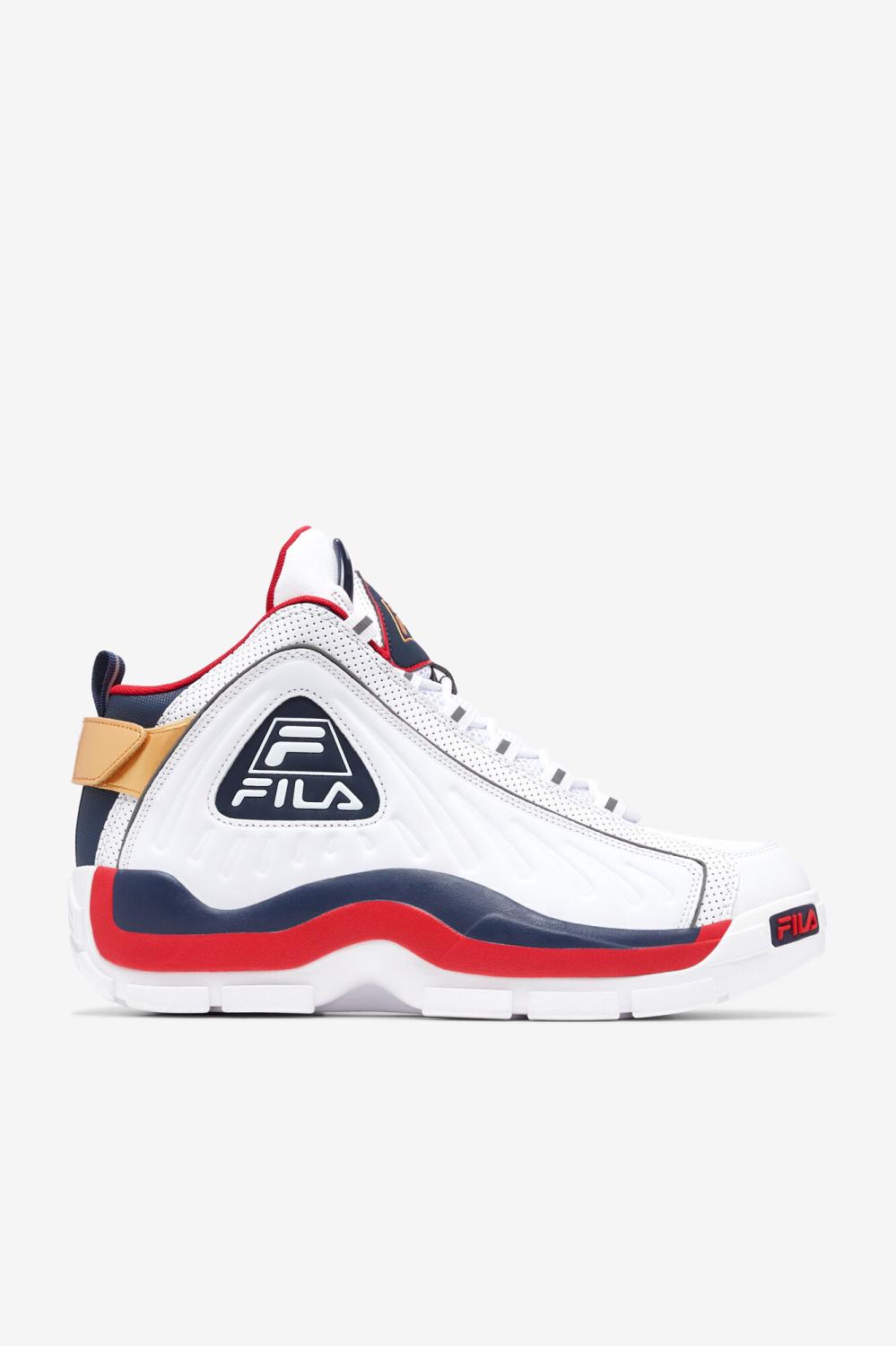 Men Sneakers & Lifestyle | FILA Men's Grant Hill 2 Game Break 125 WHITE / DRESS BLUES / FILA RED