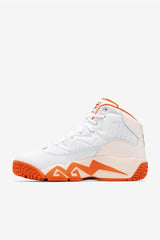 Men Sneakers & Lifestyle | FILA Men's MB 128 WHITE / MANDARIN RED / GARDENIA