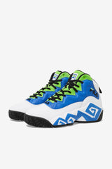 Men Sneakers & Lifestyle | FILA Men's MB 143 WHITE / ELECTRIC BLUE / GREEN GECKO