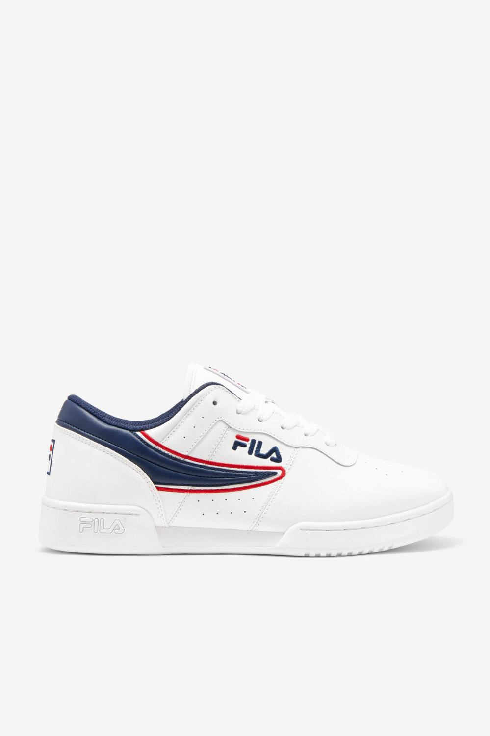 Men Sneakers & Lifestyle | FILA Men's Original Fitness Offset 125 WHITE / NAVY / RED