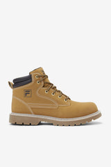 Men Steel Toe Shoes | FILA Men's Landing Steel Toe Boot WHEAT/ESPRSO/GM