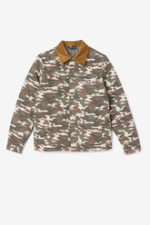 Men Sweaters & Outerwear | FILA 2Pac Jacket 373 CAMO PRINT / BRONZE BROWN