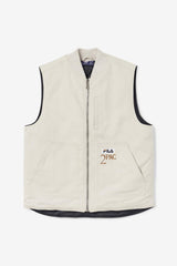 Men Sweaters & Outerwear | FILA 2Pac Vest 031 DOVE / BLACK